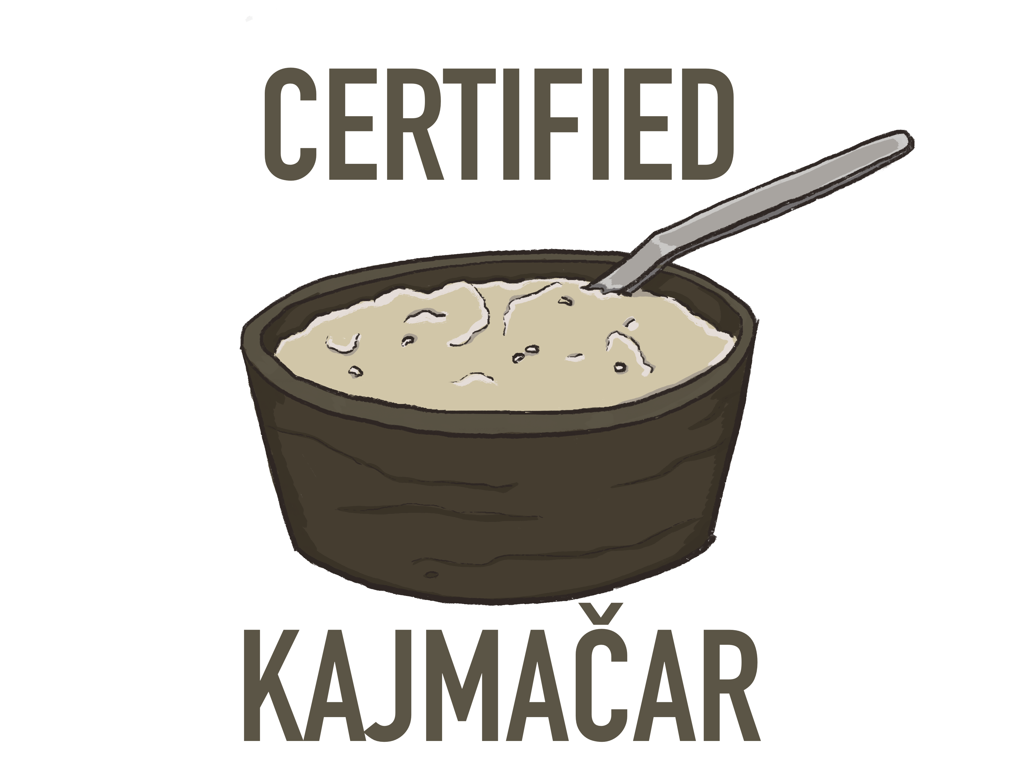 Kajmačar sticker